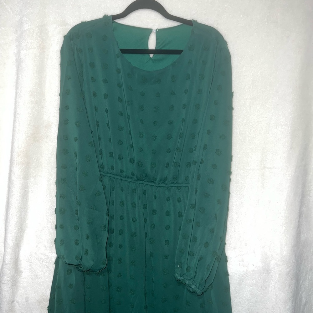 Swiss dot maxi dress from SHEIN